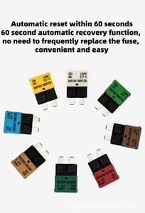 Fusible ATO/APC de 14VDC con Reinicio Automático, Protección Contra Sobrecorriente y Autorrecuperación para Modificación de Automóviles - Product Image 6