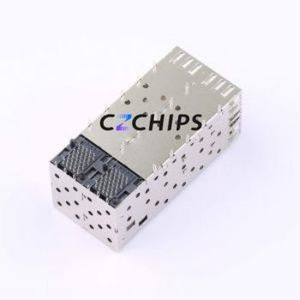 SFP 2110820 2X2Y Optical Module Connector Through hole Component (THT) Connector Case (Cage) SFP 4 With Post - Product Image 2
