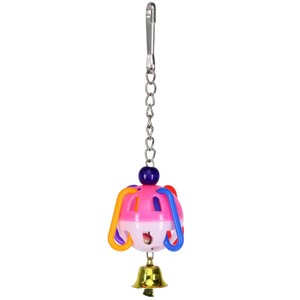Milieuvriendelijk Vogelspeelgoed Acryl Bel Gesp Plastic Speelgoed Bal Vogelkooi Hanger Decoratie Voor Papegaaien Moerassige Vogel Benodigdheden - Product Image 5