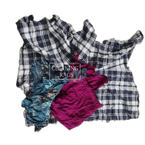 100% Algodón Limpieza Sabanas Mutiladas Trapos Textil Residuos de algodón Trapos de la mejor calidad para limpieza - Product Image 1