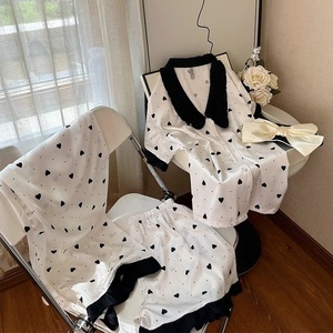 Fabricante Mayorista de <span class=keywords><strong>Pijamas</strong></span> Personalizados para Mujer, Ropa de Dormir Femenina de Lujo, Camisón de Satén, Conjunto de <span class=keywords><strong>Pijamas</strong></span> para Mujer - Product Image 4