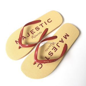 Señoras zapatillas y <span class=keywords><strong>sandalias</strong></span> Flip Flops, las mujeres con OEM logotipo grabado - Product Image 2