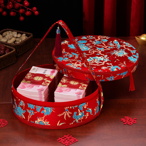 <span class=keywords><strong>2025</strong></span> Mới Modelhigh-End Rượu Vang Món Quà Màu Đỏ Hộp Tiền Cao Cấp Hộp Giấy Cho Của hồi môn & Quà Tặng Đám Cưới - Product Image 6