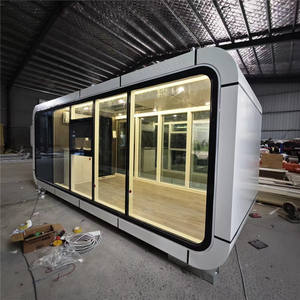 <span class=keywords><strong>Casa</strong></span> Cápsula Espacial de Acero Completamente Equipada, Hotel de Lujo para Campamentos, Villa con Piscina, <span class=keywords><strong>Casa</strong></span> Pequeña sobre Ruedas - Product Image 5