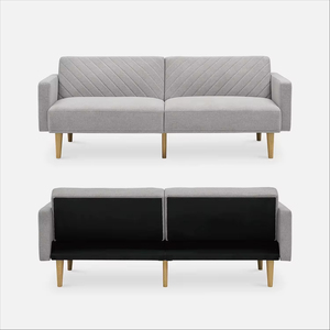 Sans quốc tế thương mại điện tử đầy đủ KD hai chỗ ngồi vuông hiện đại futon Sofa giường cho phòng khách - Product Image 1