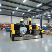Máquina Router CNC JK Stone 5.5kW 380V con Servomotor de Engranajes PLC para Grabado y Corte de Mármol y Granito, Longitud Máxima Personalizable de 3200mm, Fácil de Usar