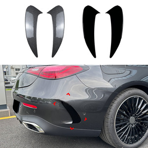 Mercedes-Benz CLE Coupe Rear Bumper Spoiler Carbon Fiber Texture ABS Adhesive Fitment 2024+ AMG Ducktail Exterior Modification - Product Image 1