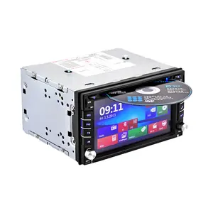 RDS/AM/FM/BT Радио 6,2 дюймов резистивный сенсорный экран с обратным изображением 12 в автомобильный DVD GPS-навигатор общий плеер