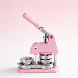 Máquina de Fazer Botões DIY em Forma de Baleia Rosa para Artesanato - Product Image 1