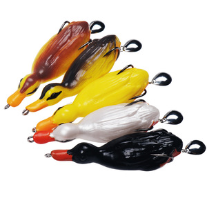 Señuelo giratorio simulado de patito, 21g, cebo de pesca artificial biónico para pesca de lubina en agua dulce, material de PVC - Product Image 1