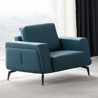 Leichte Luxus moderne Leders ofa Kombination Einfache Wohnzimmer möbel für Home Office und Schlafzimmer