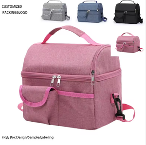Sac isotherme portable en tissu Oxford 600D avec logo personnalisé, idéal pour le bureau, les voyages, les pique-niques, avec isolation thermique, style tendance - Product Image 1