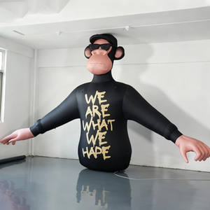 Alışveriş Merkezi Açık Hava Sergileri için Büyük Gerçekçi Hayvan Özel Şişme Modeller Dev Goril Şişme Hava Modelleri - Product Image 6