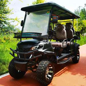 Mini lüks antika elektrik klasik Golf arabası 4 yolcu 6 kişilik 8 koltuk düğün tatil otel için yeni çelik CE sertifikalı - Product Image 6