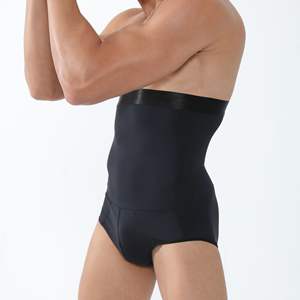 Bóxer moldeador <span class=keywords><strong>de</strong></span> cintura alta para <span class=keywords><strong>hombre</strong></span>, pantalones cortos <span class=keywords><strong>de</strong></span> <span class=keywords><strong>Control</strong></span> <span class=keywords><strong>de</strong></span> <span class=keywords><strong>Abdomen</strong></span>, ropa interior moldeadora <span class=keywords><strong>de</strong></span> Cuerpo Adelgazante - Product Image 3