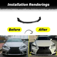 Pour IS250 IS350 IS300 AWD F-Sport 2014 2015 2016, Spoiler de pare-chocs avant, lèvre de pare-chocs avant, accessoires décoratifs avant de la carrosserie