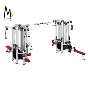 SM LF Series Multi 8 Station Jungle Gym con Cable Crossover, Equipo Comercial Multifuncional, Entrenador Multifuncional - Product Image 1