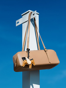 <span class=keywords><strong>Sac</strong></span> à main polyvalent pour femme en cuir véritable, style <span class=keywords><strong>bowling</strong></span> <span class=keywords><strong>vintage</strong></span>, en cuir de vachette pleine fleur tanné végétal, avec fermeture éclair - Product Image 6