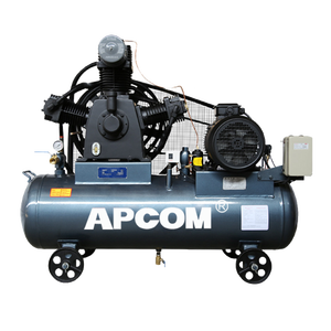 APCOM Reciprocating Air Compressor 380V <b>AC</b> Powered Stationary Industrial <b>Unit</b> with Air Cooled Motor and Lubricated Piston Design - Product Image 1
