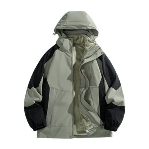 Chaqueta Unisex Impermeable y Cortavientos de Soft Shell para Exteriores, Estilo Motociclista, Cálida, Anti-UV, con Cierre Largo - Product Image 4