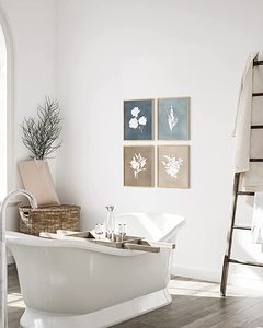 Black and White <strong>Botanical</strong> <strong>Prints</strong> <strong>Framed</strong>, Rustic <strong>Framed</strong> Vintage, Farmhouse Art - Product Image 2
