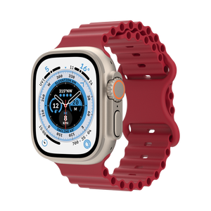 Caoutchouc de Silicone océanique pour Apple 38 42 45 49 mm Bracelet de montre intelligente Sport Bandes Bracelet de remplacement Accessoires Apple Ultra8 - Product Image 3