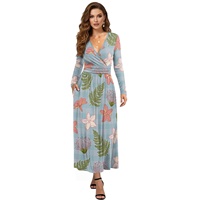 Robe à manches courtes à imprimé hawaïen pour femmes, imprimé personnalisable sur demande - style élégant haute couture.