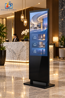 Écran d'affichage d'informations pour centre commercial, vertical, intérieur, 49 pouces, FHD, ELED, avec réglage du volume et minuterie