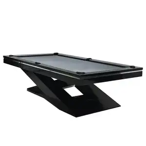 Inglés personalizado impermeable piedra pizarra 8 pies Carom comedor mesa de billar