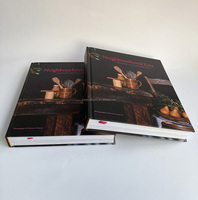 Buku resep buku resep sampul keras kustom buku Menu buku brosur pabrik cetak