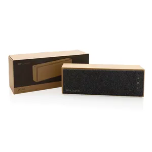 Altavoz inalámbrico Wynn de 10W, bambú, dispositivos sostenibles - Product Image 6