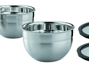 Tazón de Mezcla de Acero Inoxidable, Tazón Redondo para Ensaladas, Sopas y Repostería, Recipiente Moderno para Servir Alimentos en la Cocina - Product Image 6