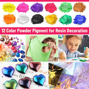 <span class=keywords><strong>Kit</strong></span> de <span class=keywords><strong>resina</strong></span> <span class=keywords><strong>epoxi</strong></span> para <span class=keywords><strong>principiantes</strong></span>, con purpurina de <span class=keywords><strong>resina</strong></span> y accesorios - Product Image 5