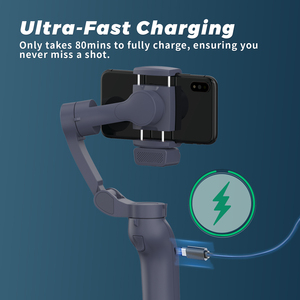 Nhà Máy l7bpro có thể gập lại điện thoại <span class=keywords><strong>Gimbal</strong></span> video ổn định với ai Tracker cử chỉ điều khiển cho khuôn mặt đối tượng theo dõi vlog sống Selfie - Product Image 6