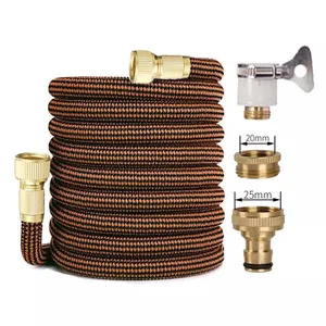Best Selling Expandable Flexible Water Garden Hose With 3/4" Brass Fittings