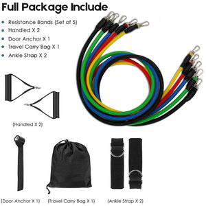 En STOCK, <span class=keywords><strong>juego</strong></span> de bandas elásticas de goma para entrenamiento con resistencia de 11 uds, Kit de bandas de resistencia GMY - Product Image 6
