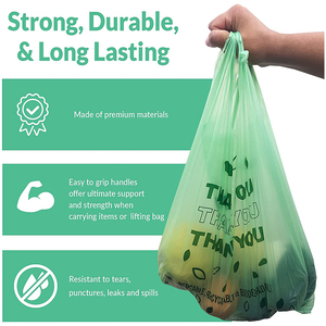 Bolsa de Plástico para Camisetas con Impresión Personalizada Directa de Fábrica para Empaque de Tiendas Minoristas y de Abarrotes - Product Image 4