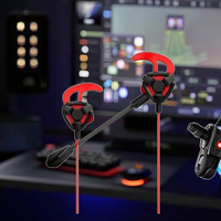 Écouteurs de jeu professionnels Casque filaire avec micro détachable, écouteurs intra-auriculaires à isolation phonique pour PC PS4/5 XBOX
