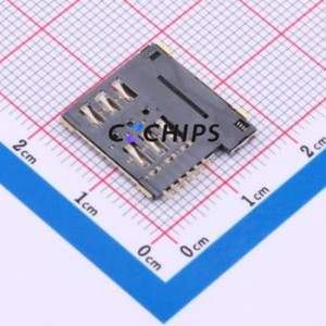 ZX-MSIM-481.35J-Z6 <b>SIM</b> <b>Card</b> Connector SMD Connector Self-Return Type Micro <b>SIM</b> <b>Card</b> <b>Card</b> <b>Holder</b> 1.35mm - Product Image 2