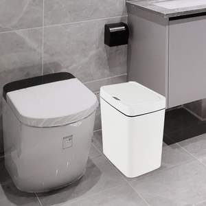 Vente en gros de poubelles de luxe pour la maison, 15L 18L, poubelle en plastique avec capteur de mouvement, poubelle automatique - Product Image 2