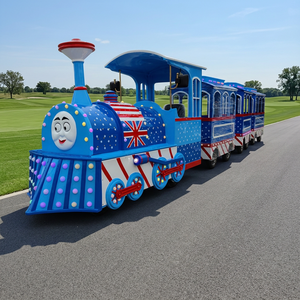 Treno Turistico Senza Binari per Centro Commerciale, Elettrico a Batteria, per Esterni, Piazza, Attrazione Panoramica, in Vetroresina, Dongyuan TM-001 <span class=keywords><strong>Thomas</strong></span> - Product Image 1