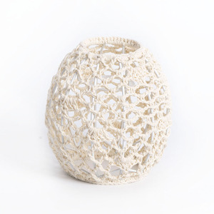 Nordic Bohemian Cotton <b>Rope</b> Lampshade E27 Round Off White Fabric Pendant <b>Light</b> For Living Room Guesthouse Restaurant - Product Image 5
