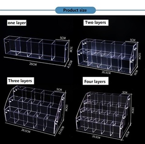 Estante de exhibición de acrílico grande, tienda de papelería, bolígrafo neutral para estudiantes, caja de almacenamiento multifuncional - Product Image 3