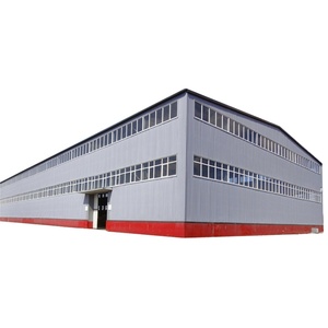 Usine de sécurité <span class=keywords><strong>Dessin</strong></span> d'agencement Usine de structure métallique préfabriquée Bâtiments industriels préfabriqués - Product Image 6