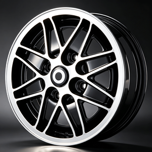 <span class=keywords><strong>Jantes</strong></span> en alliage 15x5,5 pouces 4x130 pour VW Beetle classique, style rétro <span class=keywords><strong>Cosmic</strong></span>, finition noire usinée, <span class=keywords><strong>jantes</strong></span> de voiture personnalisées de rechange - Product Image 4