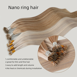Extensiones de Cabello Humano de Doble Trama con Micro Anillos <span class=keywords><strong>Nano</strong></span>, Extensiones de Cabello Ruso con Anillos <span class=keywords><strong>Nano</strong></span> al por Mayor - Product Image 6