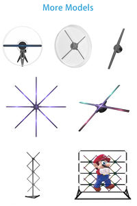 Écran Led Holographique Ventilateur Holographique 3d Avec Couvercle Ventilateur Hologramme Sac à Dos Projecteur Projection Holographique 3d - Product Image 6