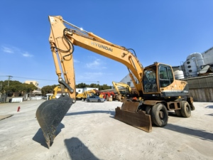 High Quality Original Hyundai 210w-9 Used Wheel Excavator 21 Ton WHEEL EXCAVATOR HYUNDAI 210W -9 on SALE - Product Image 4