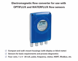 Débitmètre magnétique à pince KROHNE OPTIFLUX 1050 DN80 pour eau, eaux usées, produits chimiques, processus, 4-20 mA - Product Image 3