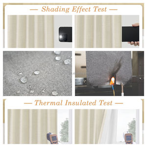 Nouveaux Rideaux Occultants de Luxe Faits Main Pur pour Salon, Chambre à Coucher, sur Mesure, Plissés Vague Forme S, Modernes, Noirs et Unis - Product Image 4